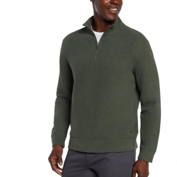 Banana Republic Men's Quarter Zip Green - Picture 8 of 8